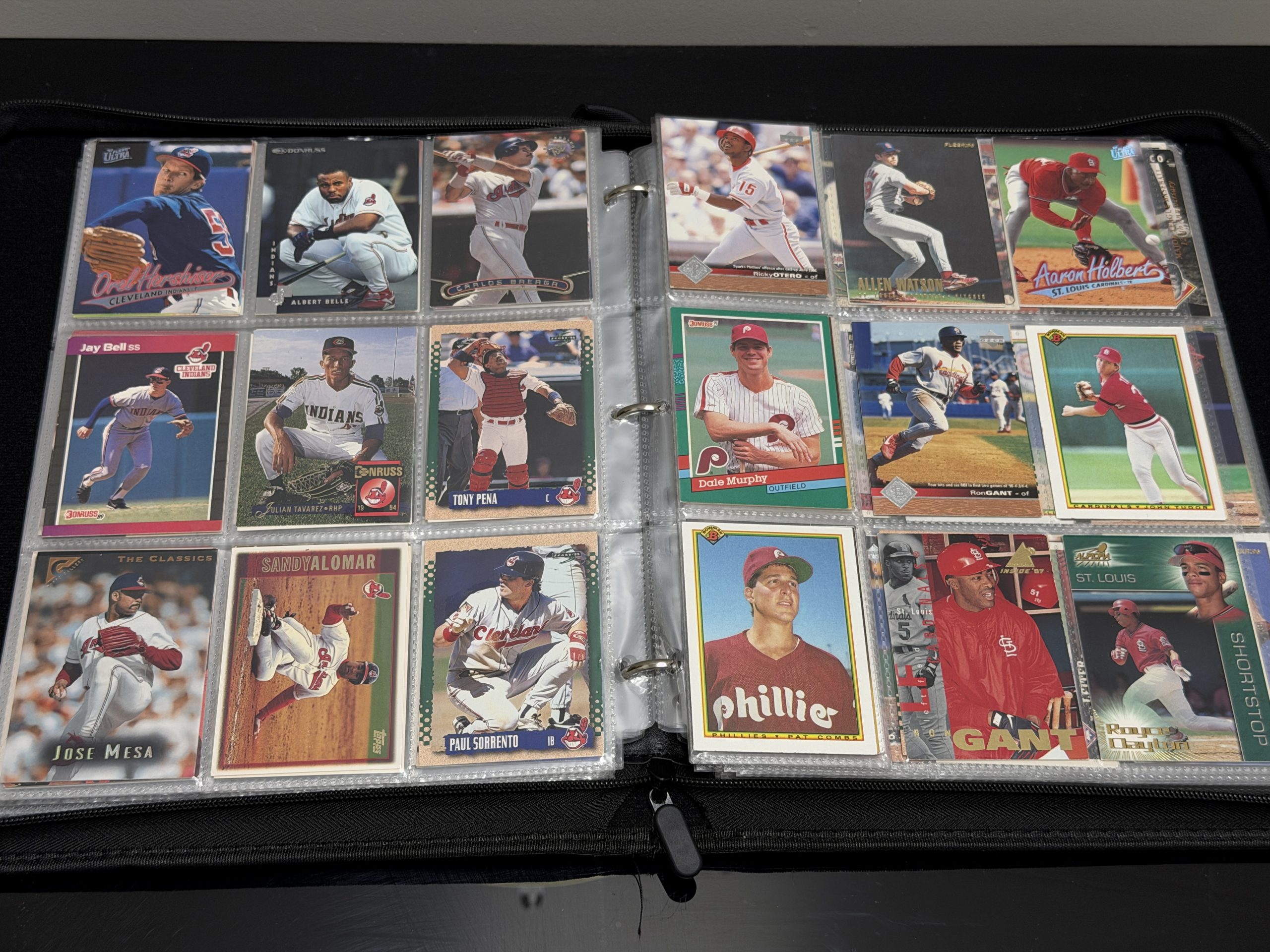 Vintage 1980s-1990s Sports Card Collection – 4 Full Binders