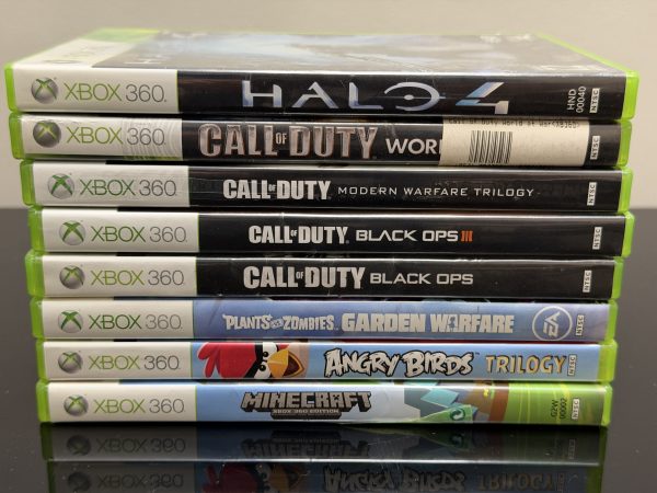 Xbox 360 Game Lot (8 Titles) – Minecraft, Call of Duty Trilogy, Black Ops 1 & 3, Halo 4 & More!