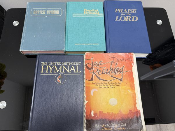 Vintage Christian Hymnal & Songbook Lot of 5 - Baptist Hymnal, Methodist, Praise for the Lord