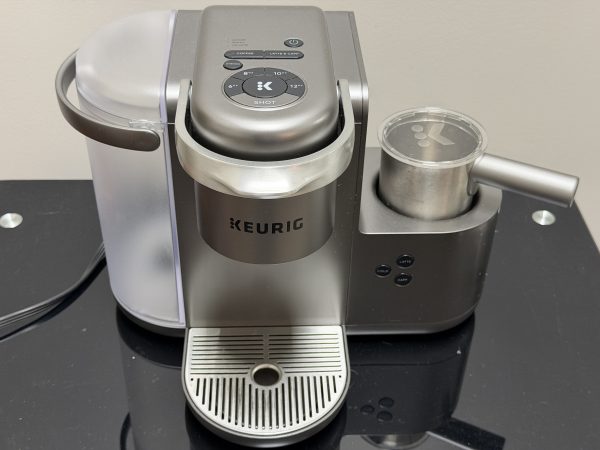 Keurig K-Café Special Edition Single-Serve Coffee, Latte & Cappuccino Maker – Nickel / Silver